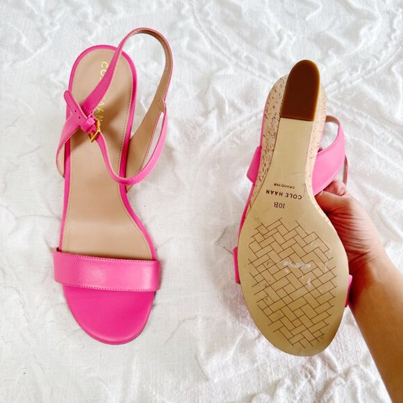 Cole Haan Josie Wedge Sandal womens Pump Siize 10 - Picture 8 of 8